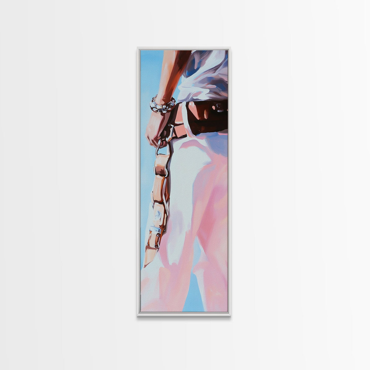 Western Cowgirl Art, Canvas Print, Rustic Wall Art, Moody Woman Painting, Dark Romance Painting, Coastal Cowgirl Décor, Gift Idea Him