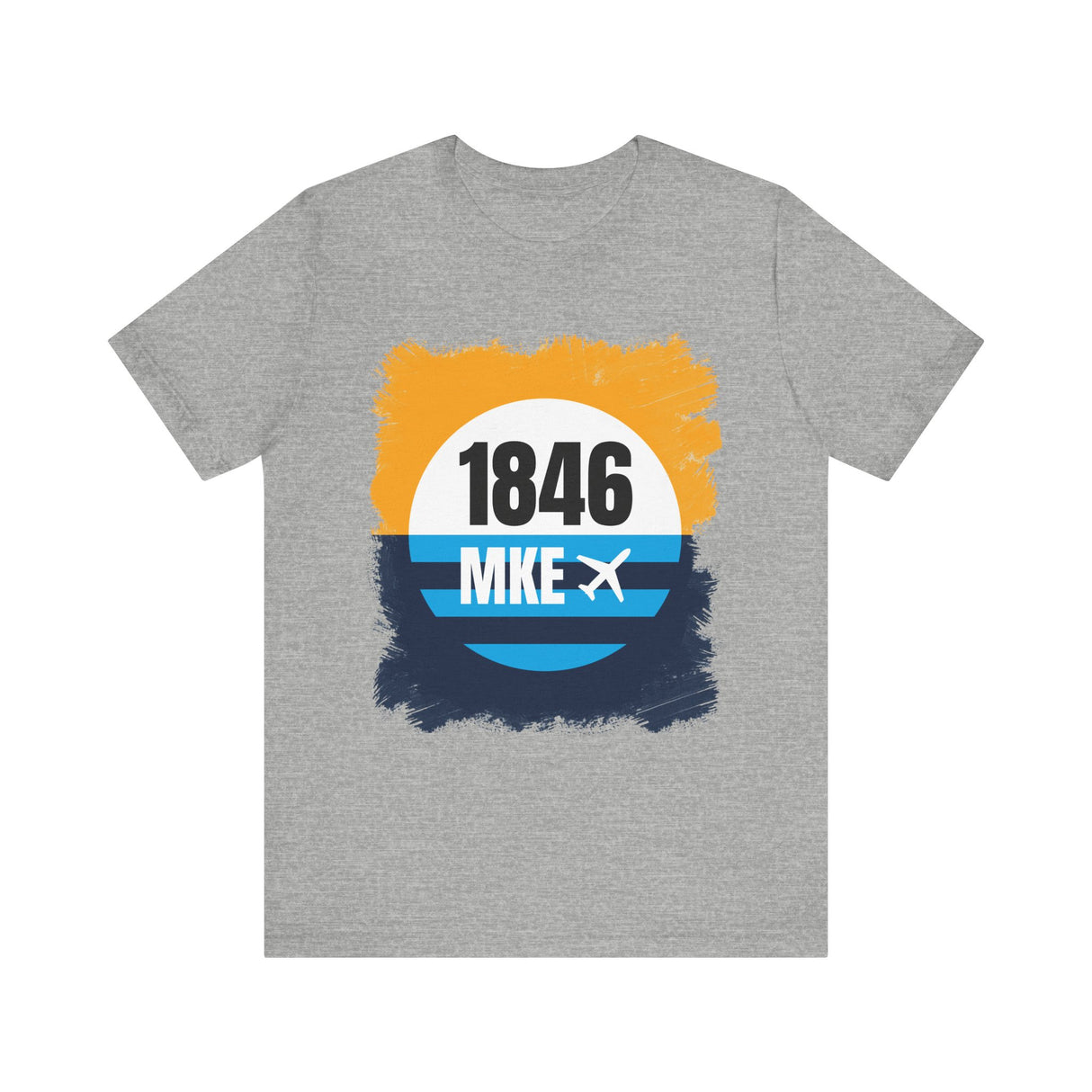 MKE - 1846 - Airport Travel Shirt - Milwaukee Peoples Flag