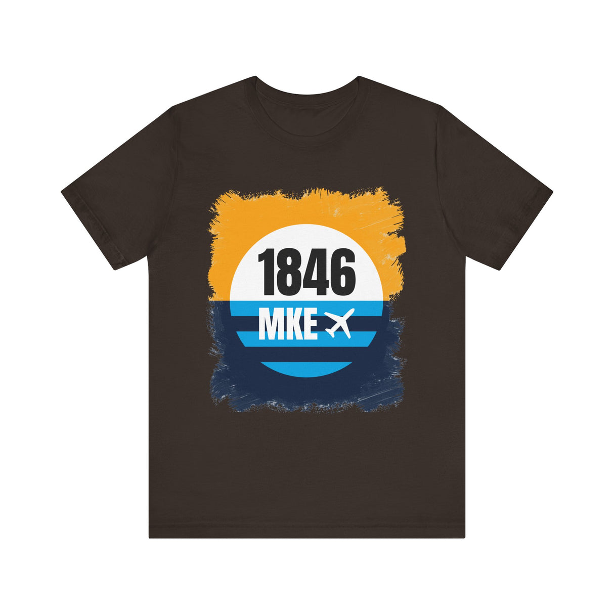 MKE - 1846 - Airport Travel Shirt - Milwaukee Peoples Flag