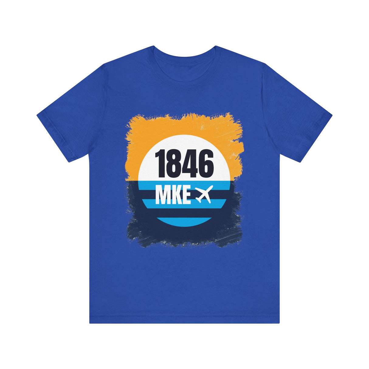 MKE - 1846 - Airport Travel Shirt - Milwaukee Peoples Flag