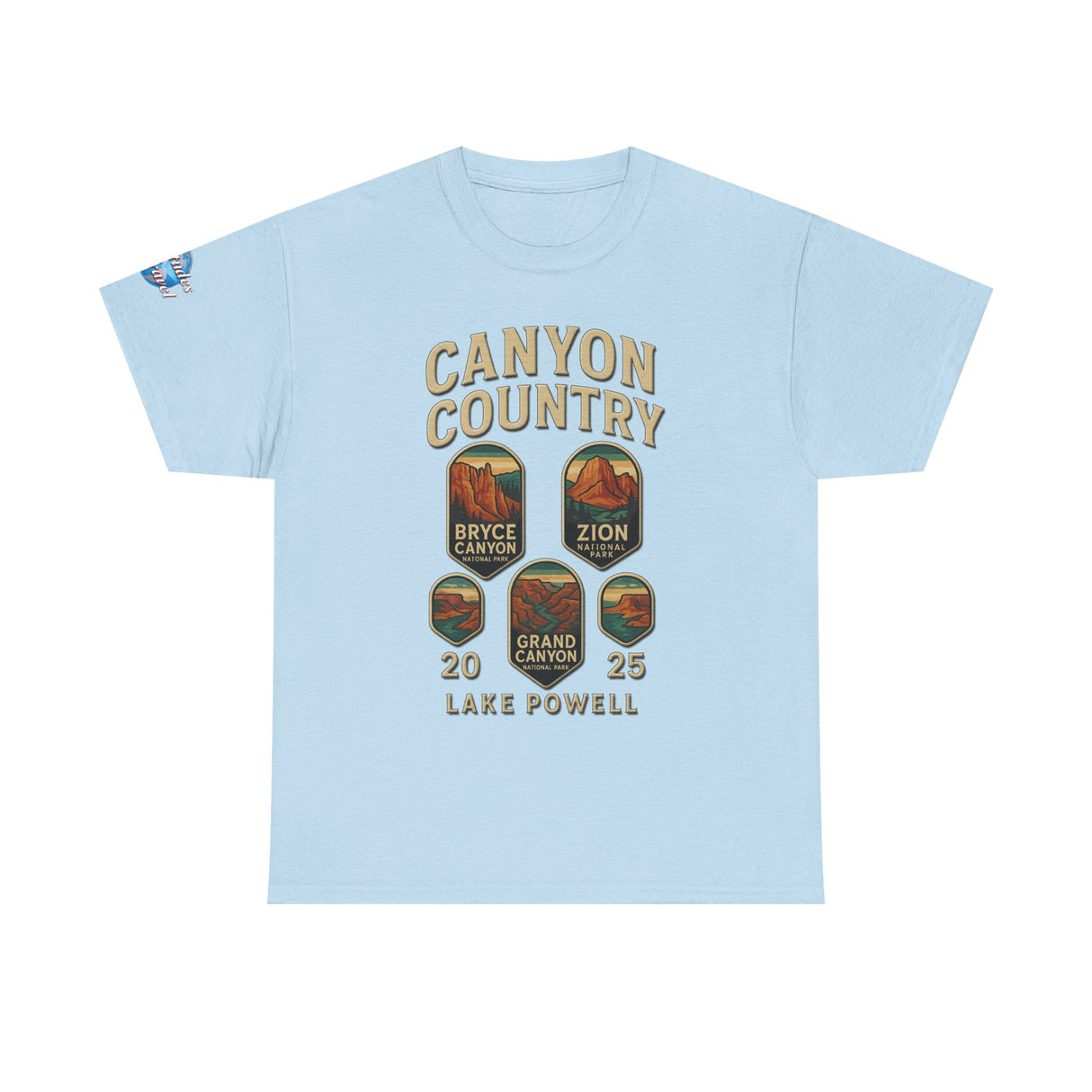 Custom Latitudes Travel - Canyon Country Tee, Adventure T-Shirt, National Park Shirt, Travel Souvenir Gift, Retro Tour Shirt, Hiking Apparel, Unisex Cotton Top