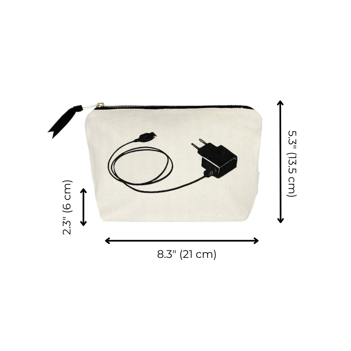 Charger Pouch – Cream