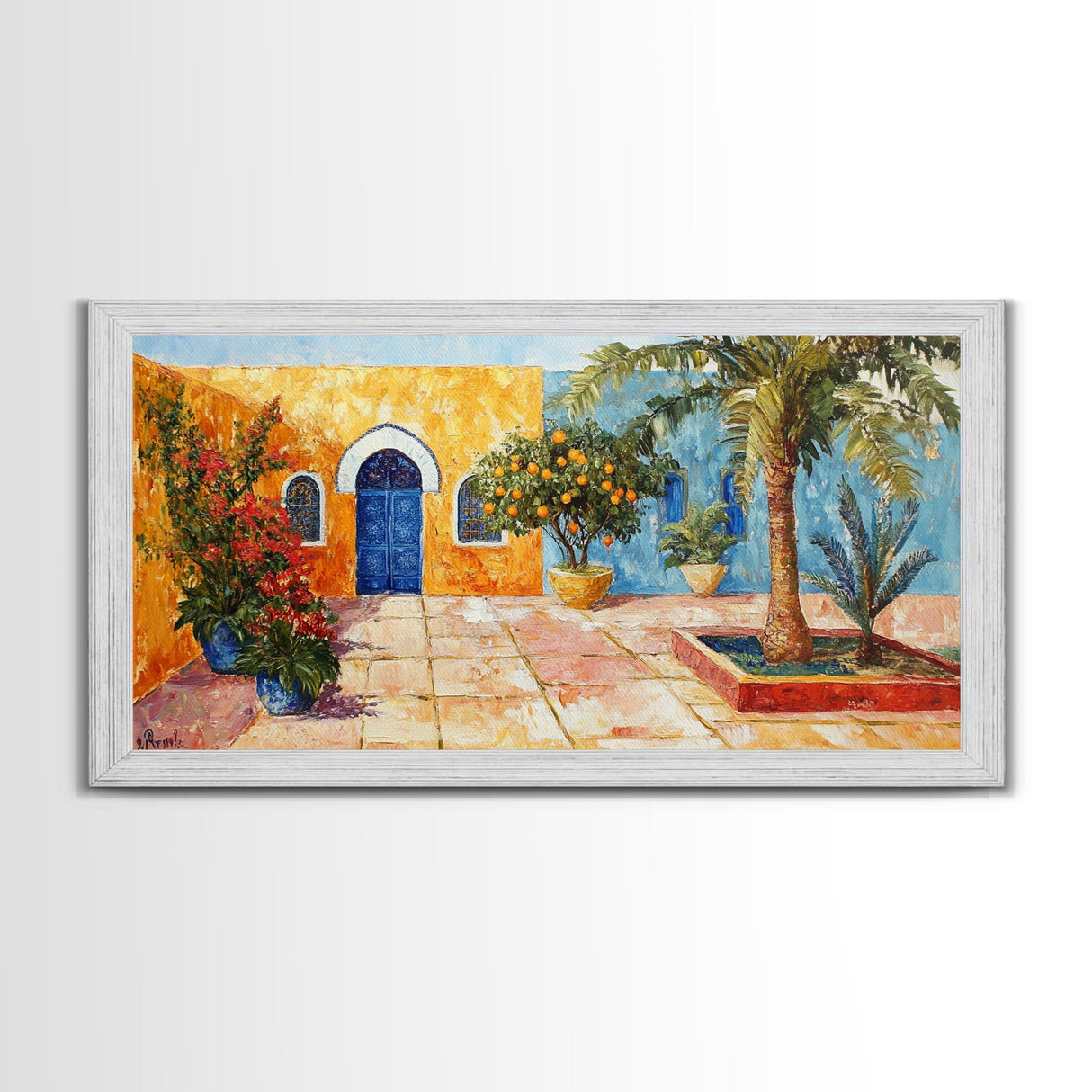 Mexican Wall Art - Framed Canvas Print, Colorful Mexicano Home Decor, Mexican Kitchen Wall Art, Ready To Hang, Chicano Wall Art