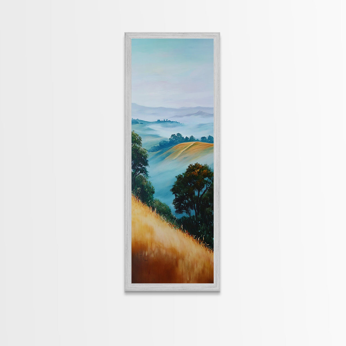 Landscape Art, Framed Canvas Print, coastal landscape art, panoramic art, extra wide art, rustic decor, living room art