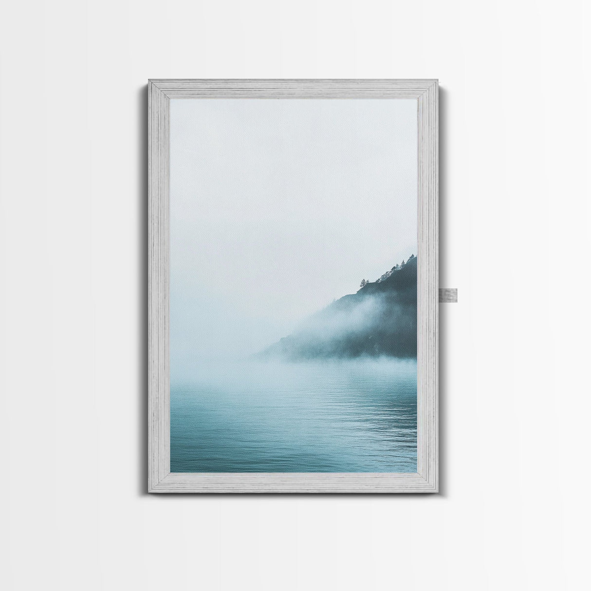 Misty Waters, Lake Tahoe Art, Moody Art, Coastal Landscape, Nautical Wall Art, Wabi Sabi Art, Minimalist Art, Canvas Print