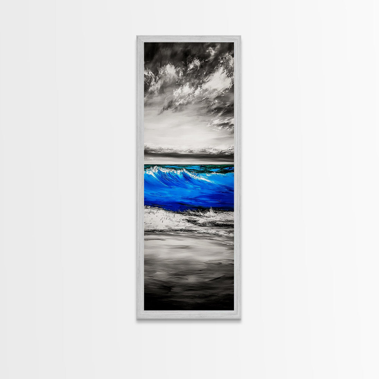 Ocean Wave, Coastal Decor, Beach Wall Art, Canvas Print, Blue Water Painting, Nautical Art, Living Room Wall Art, Ocean Lover Gift