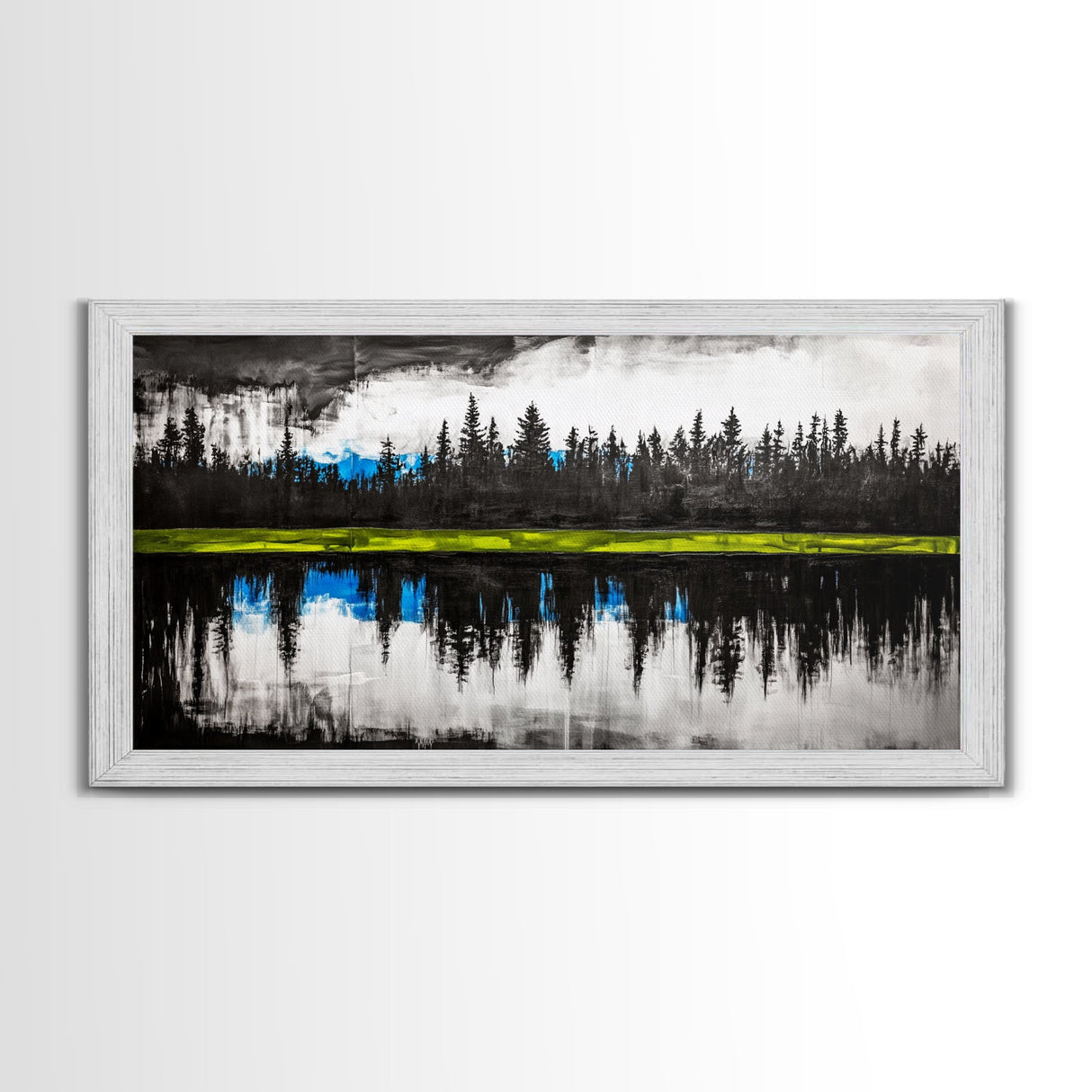 Lake Reflection, Forest Landscape, Tranquil Wall Art, Canvas Print, Nature Lover Gift, Bedroom Wall Art, Zen Home Decor