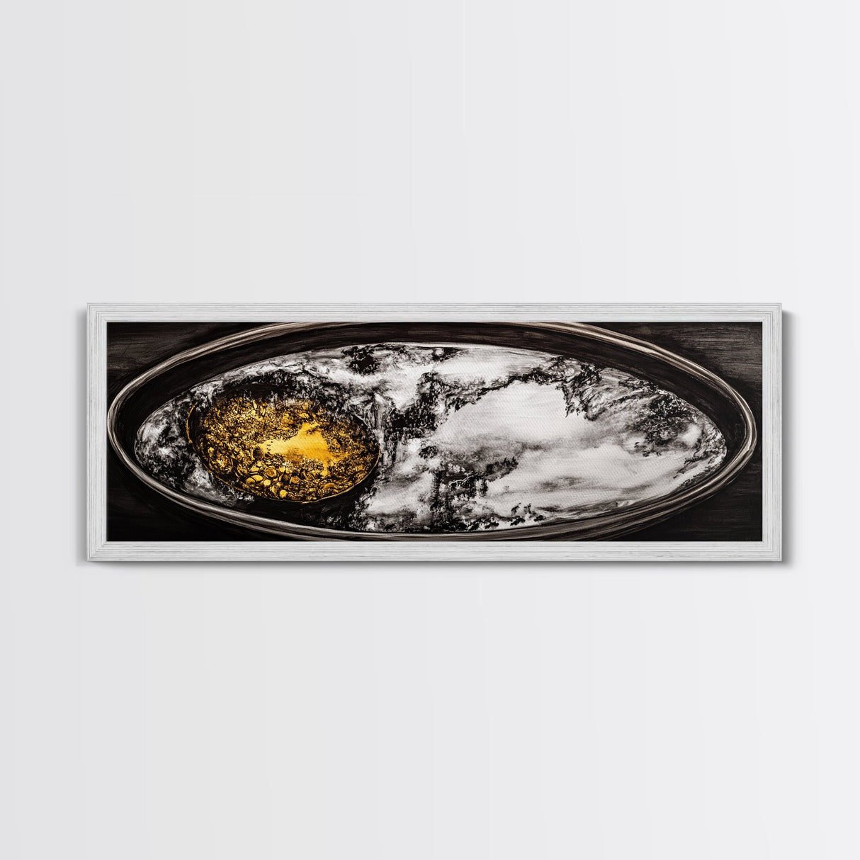 Saturn Rings, Space Art, Planetary Abstract, Canvas Print, Outer Space Decor, Sci-Fi Wall Art, Living Room Art, Celestial Home Decor