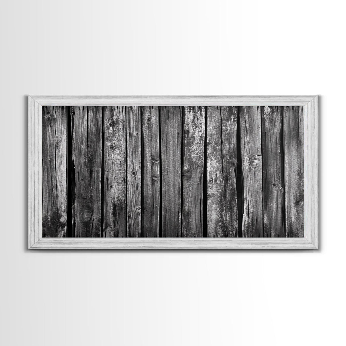 Rustic Wood, Weathered Planks, Barn Texture, Framed Canvas Print, Farmhouse Wall Art, Minimalist Rustic Decor, Kitchen Wall Art, Neutral Tones