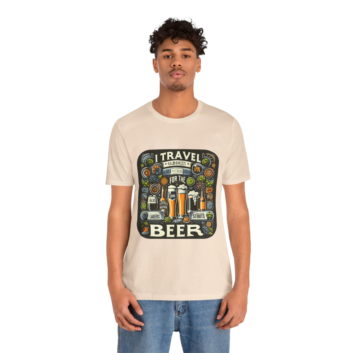 "I Travel for The Beer" full color T-shirt