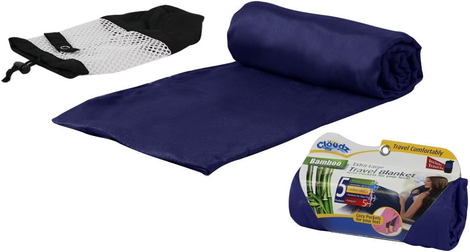 Bamboo Travel Blanket With Bag