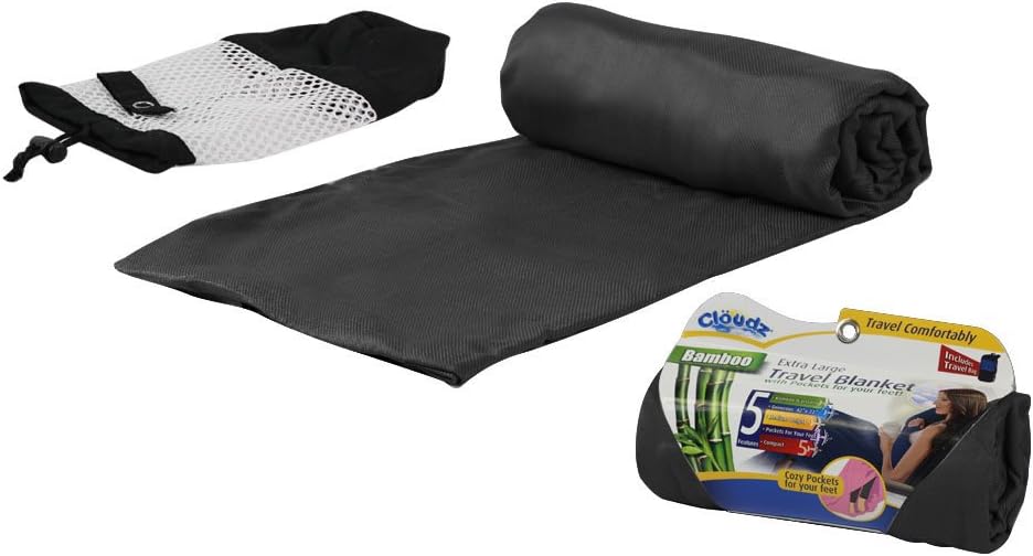 Bamboo Travel Blanket With Bag