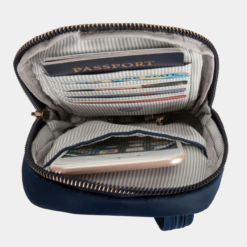 Anti-Theft Tailored Collection Crossbody Phone Pouch (43203) by Travelon