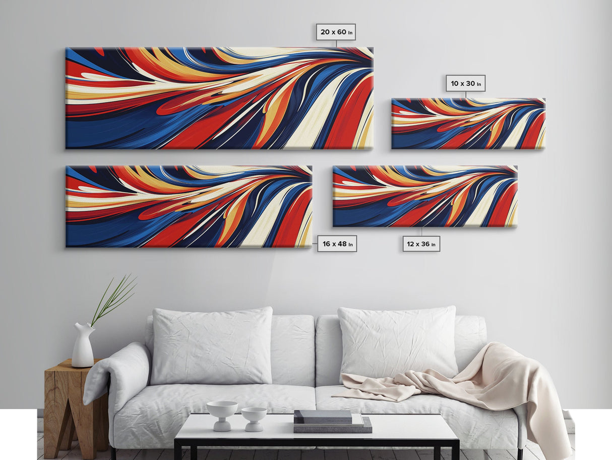 The Spiral - Framed Canvas Print - Midcentury Modern Home Decor