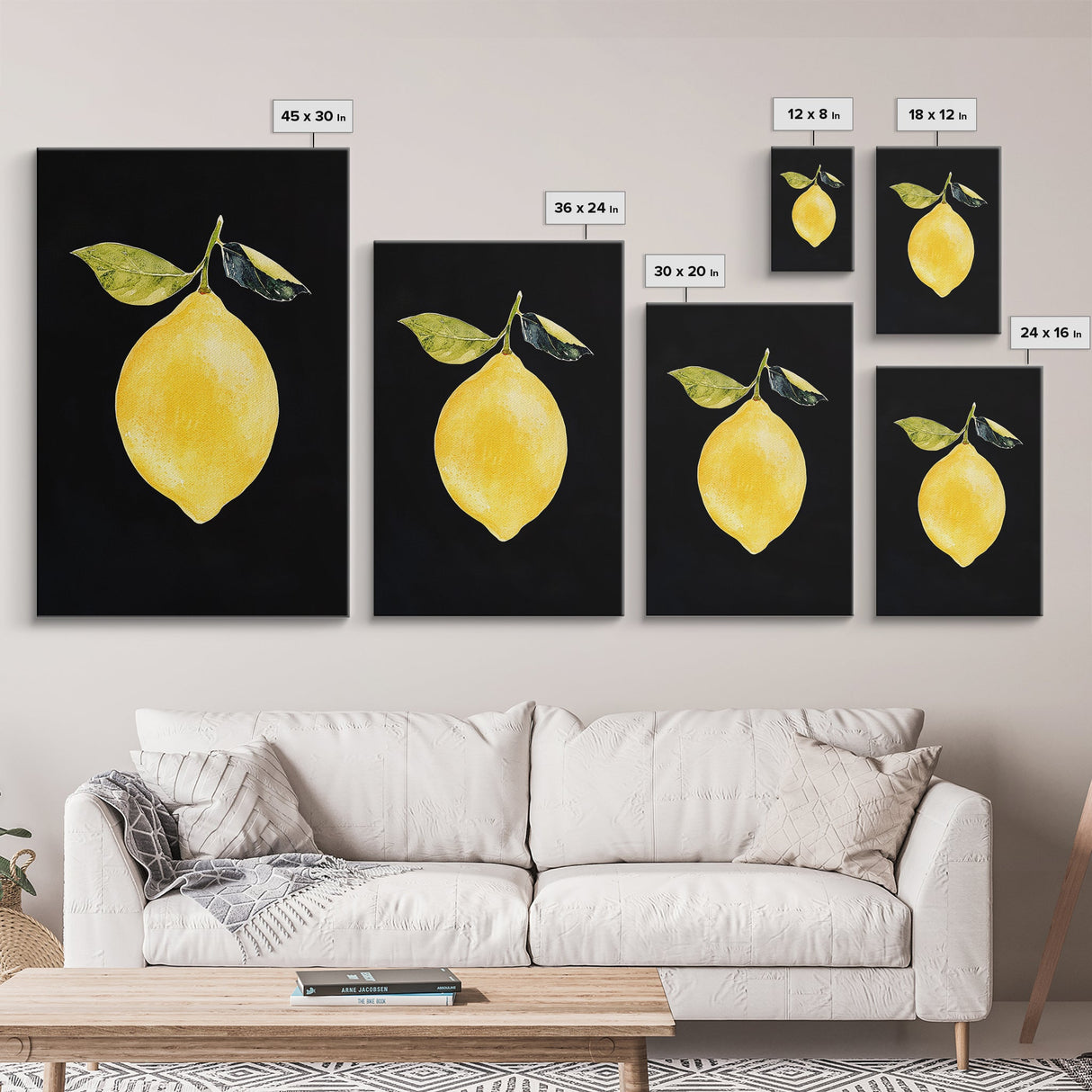 Lemon Oil Painting Print, Vintage Still Life of a Lemon, Antique Fruit Art Print, Still Life Wall Art, Lemon Painting, Framed Canvas Print