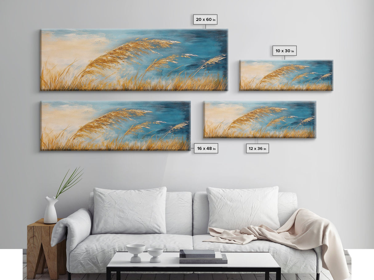 Golden Wheat in the Wind, Rustic Autumn Nature Wall Art, Warm Earthy Landscape Painting, Farmhouse Fall Decor, Cozy Home Artwork