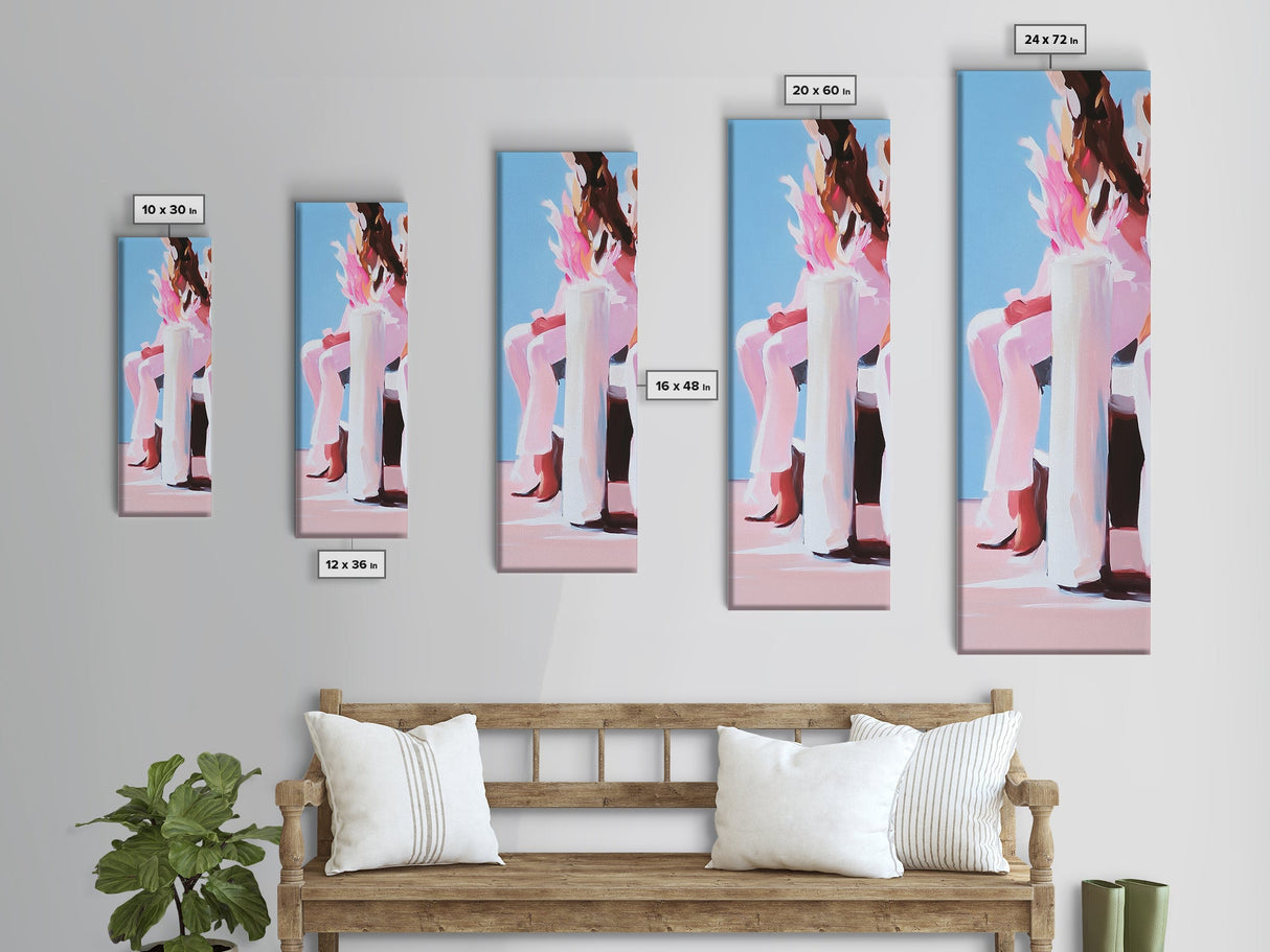 Contemporary Fashion, Artistic Pose, Abstract Detail, Canvas Print, Minimalist Art, Fashion Wall Decor, Chic Home Style, Modern Aesthetic