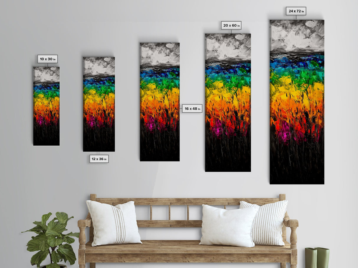 Reflective Waters, Nature Art, Framed Canvas Print, Tranquil Wall Art, Zen Home Decor, Living Room Artwork, Peaceful Landscape