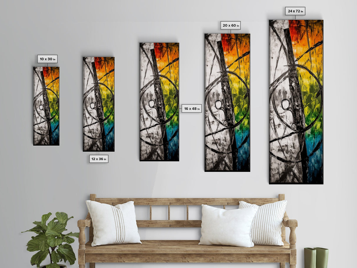 Deep Reflection, Abstract Depth, Textured Artwork, Canvas Print, Modern Living Room Decor, Moody Home Accent, Statement Piece