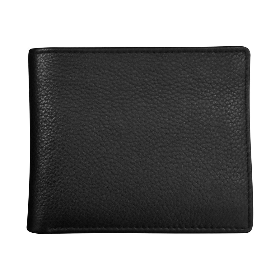 Men's Pebble Grain Leather Bifold Wallet (7021) by ili New York