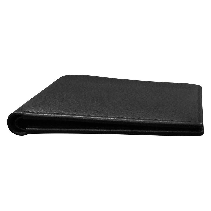 Men's Pebble Grain Leather Bifold Wallet (7021) by ili New York