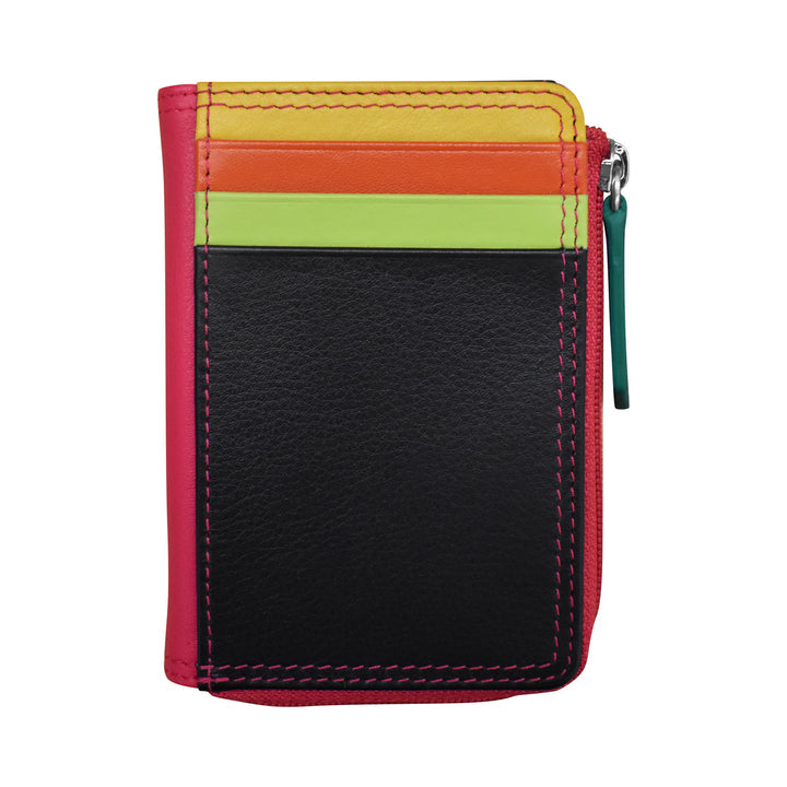 Vertical Zip Card Wallet (7411) by ili New York