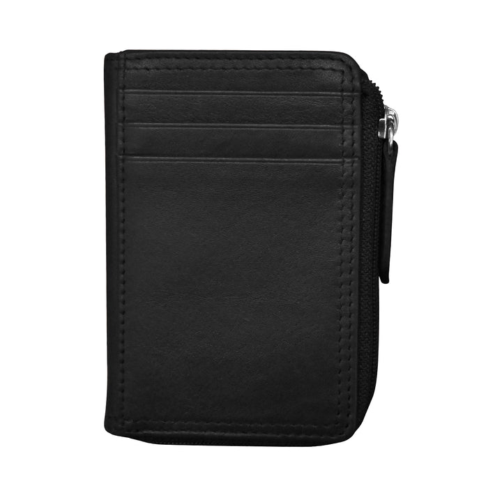 Vertical Zip Card Wallet (7411) by ili New York