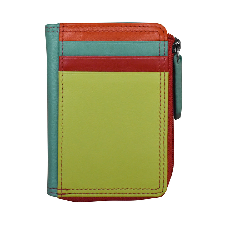 Vertical Zip Card Wallet (7411) by ili New York