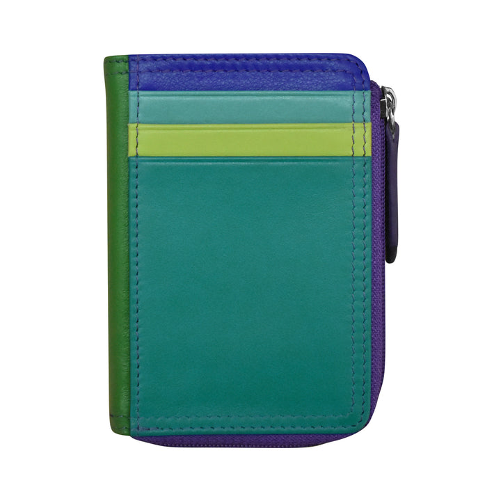 Vertical Zip Card Wallet (7411) by ili New York