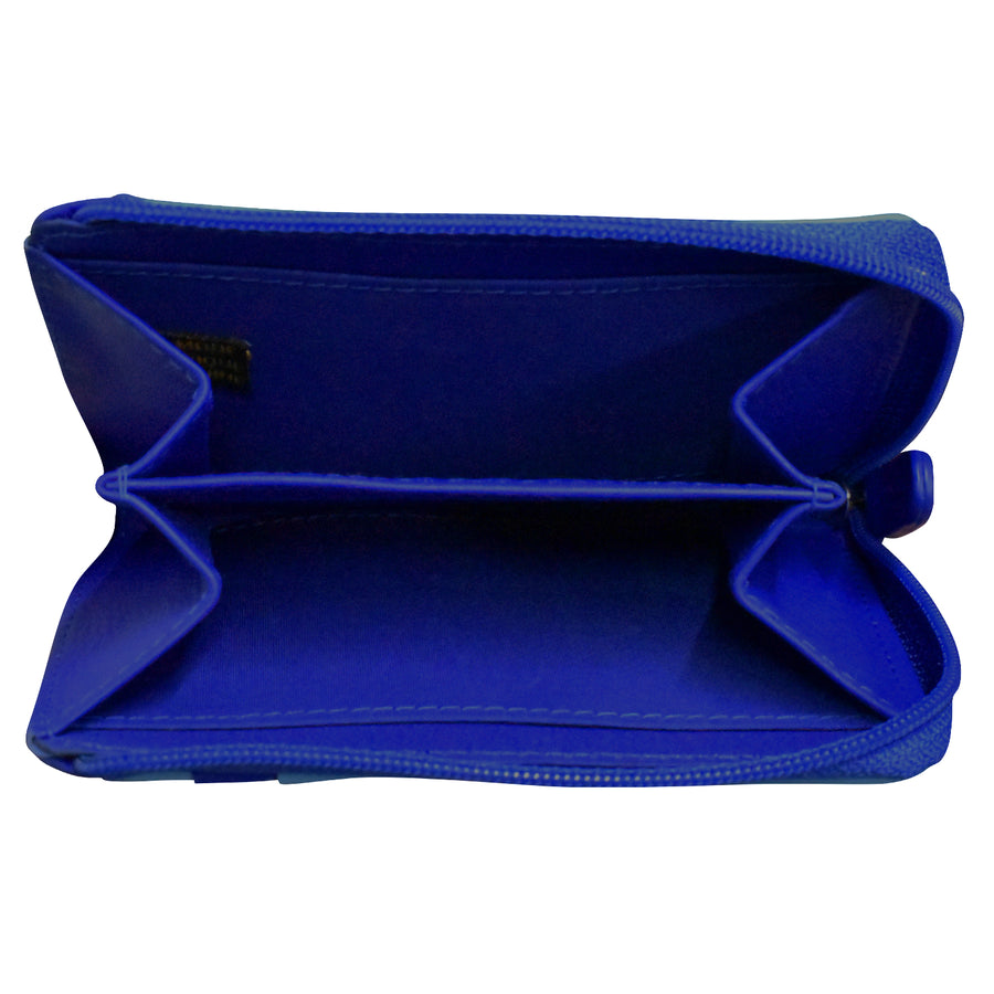 Vertical Zip Card Wallet (7411) by ili New York