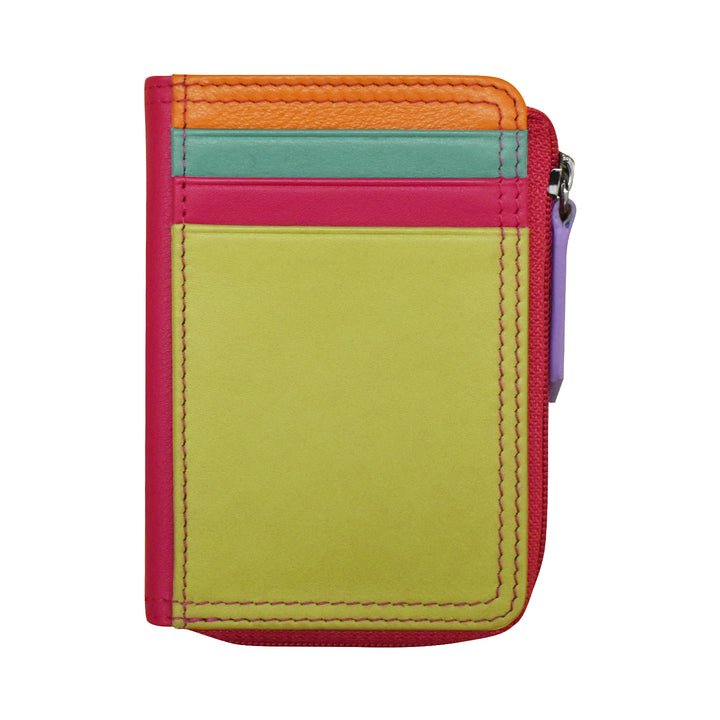 Vertical Zip Card Wallet (7411) by ili New York