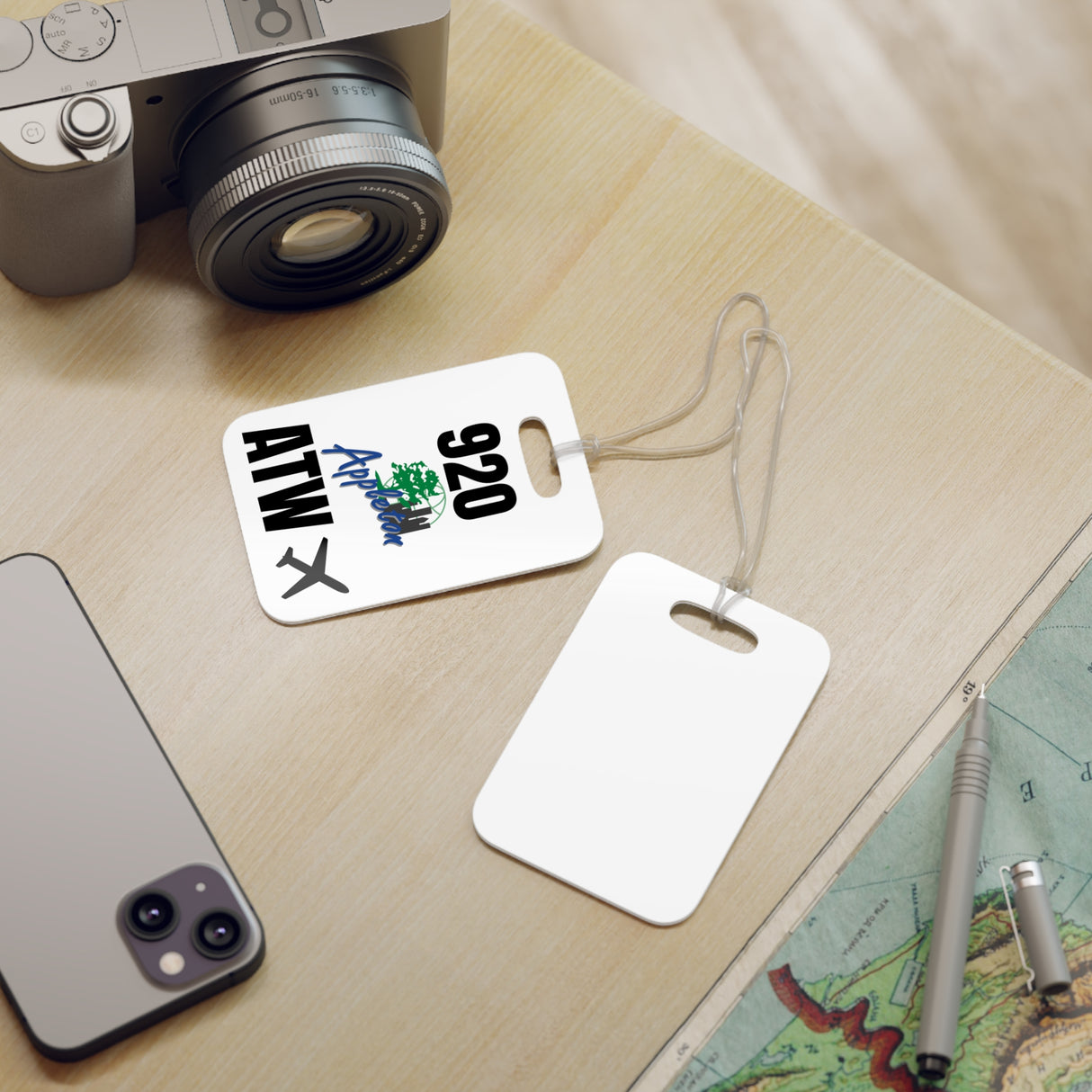 Appleton Wisconsin, Area Code / Airport Tag for Bags and Luggage - 920 / ATW