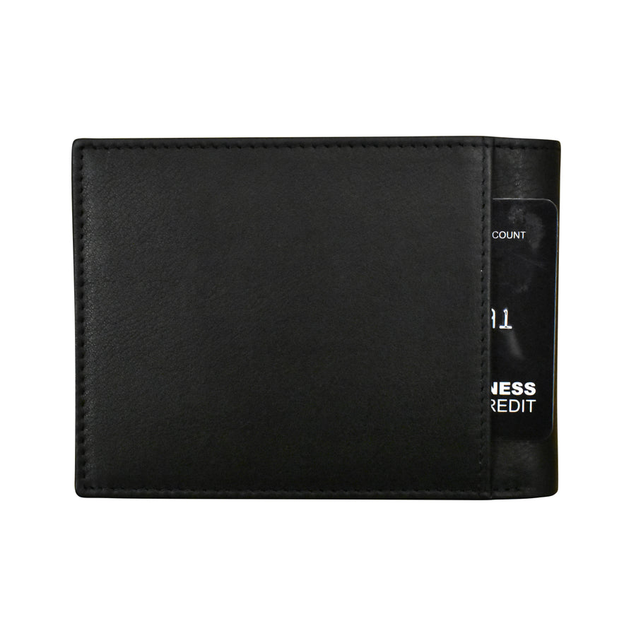 Men's Wallet, Premium Leather Front Pocket Bifold (7602) by ili New York