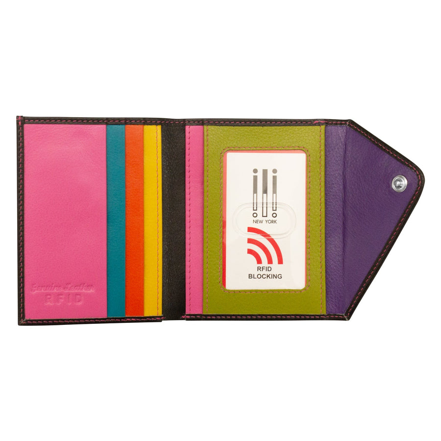 Mini Snap Tri-Fold Wallet (7839) by ili New York