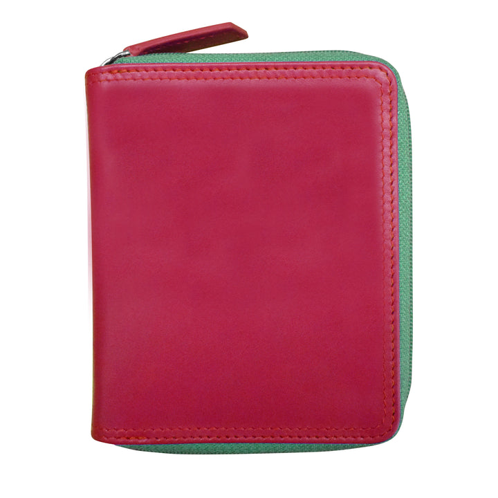 Small Multi Color Zip Wallet (7858) by ili New York