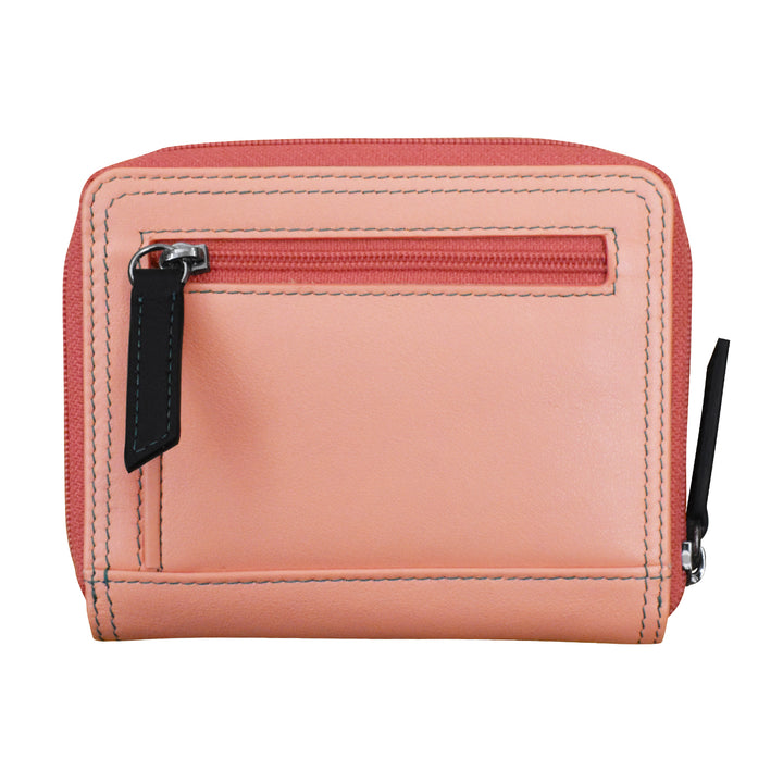 Small Multi Color Zip Wallet (7858) by ili New York