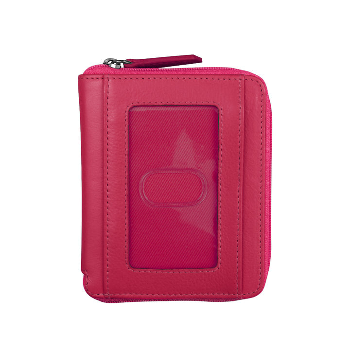 Small Zip Around Wallet with RFID Protection (7859) by ili New York