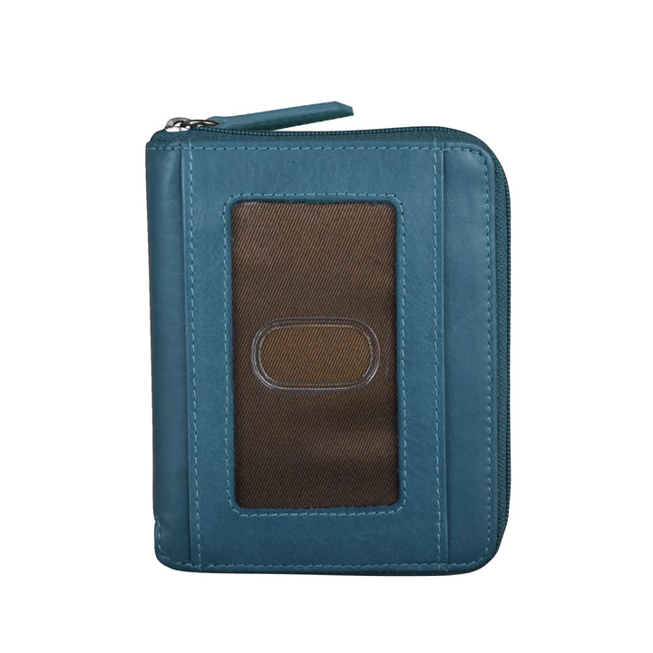 Small Zip Around Wallet with RFID Protection (7859) by ili New York