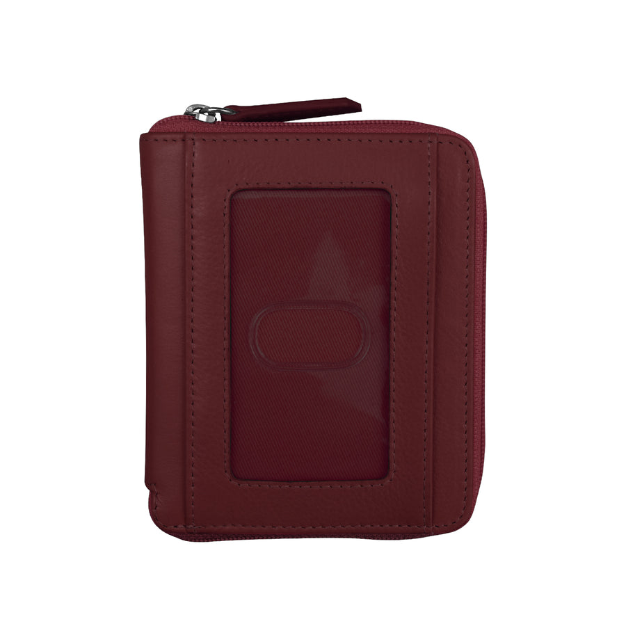 Small Zip Around Wallet with RFID Protection (7859) by ili New York