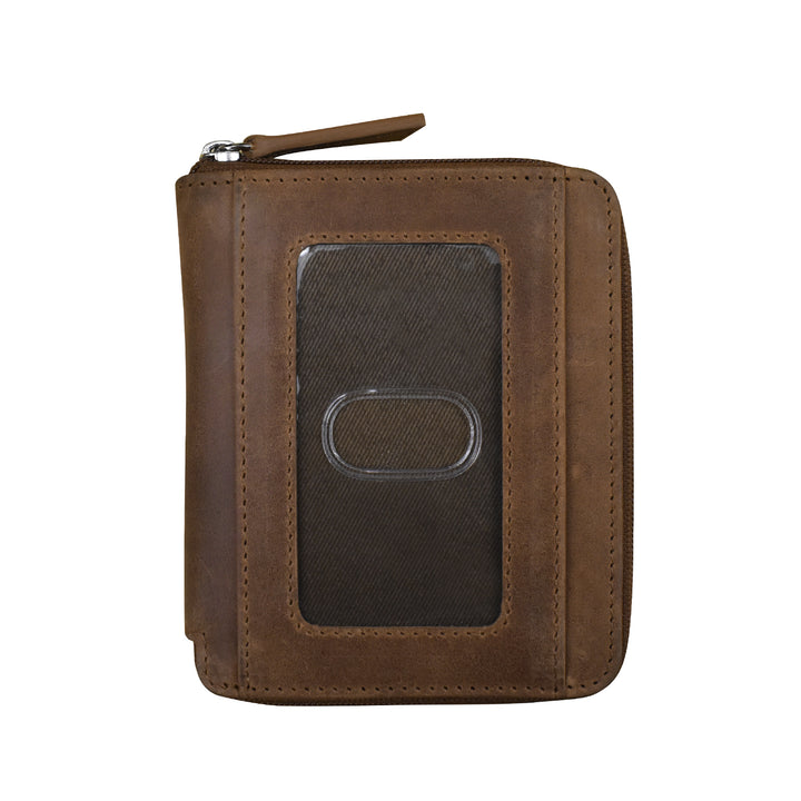 Small Zip Around Wallet with RFID Protection (7859) by ili New York