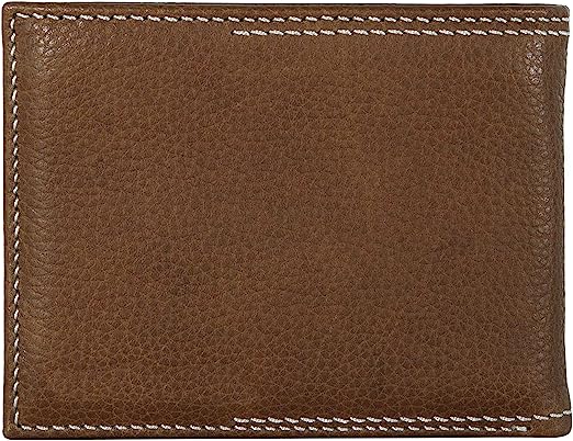Top Stitch Leather Passcase Wallet by Eddie Bauer