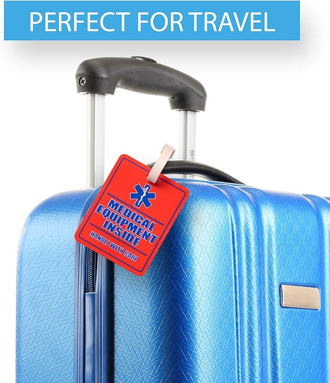 Medical Equipment Tag - for Luggage or Bags Containing Medical Devices