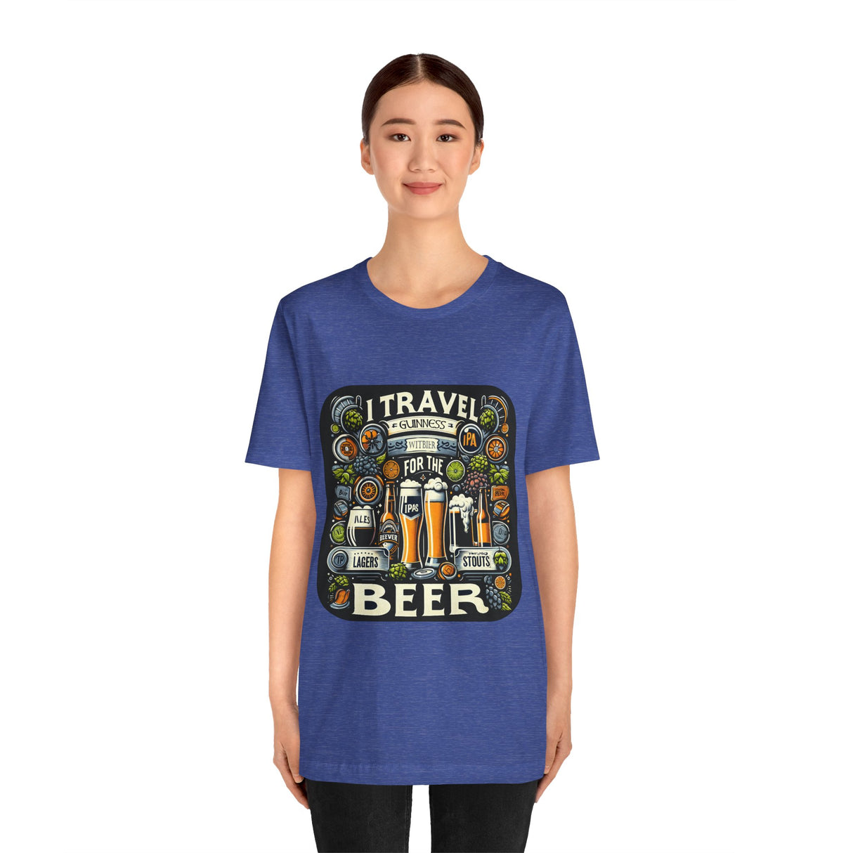 "I Travel for The Beer" full color T-shirt