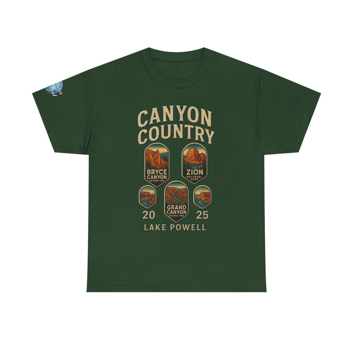 Custom Latitudes Travel - Canyon Country Tee, Adventure T-Shirt, National Park Shirt, Travel Souvenir Gift, Retro Tour Shirt, Hiking Apparel, Unisex Cotton Top