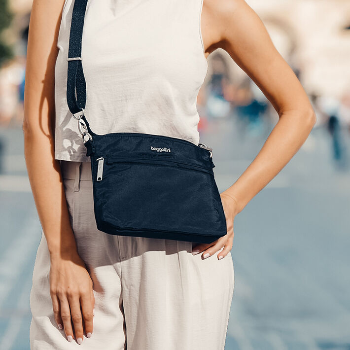 Securtex Anti-Theft Memento Crossbody Bag, by - Baggalini