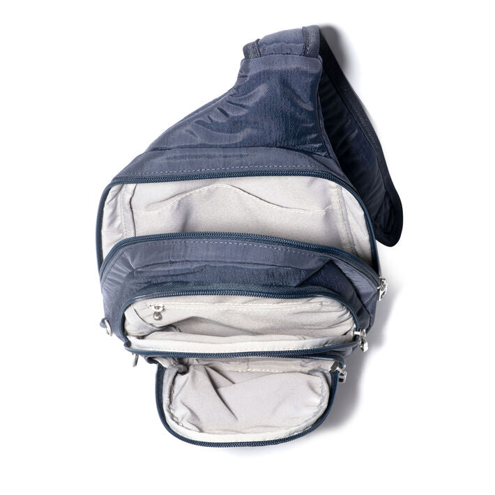 Securtex Anti-Theft Multi Zip Sling, by - Baggalini