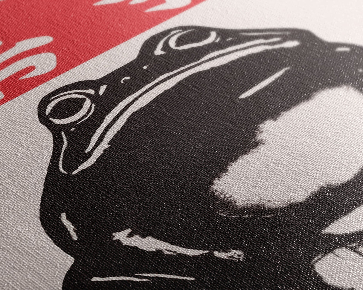 Japanese Frog Print, Japanese Prints, Vintage Style Art, Framed Canvas or Poster, Matsumoto Hoji INSPIRED Art, Wabi Sabi Animal Print