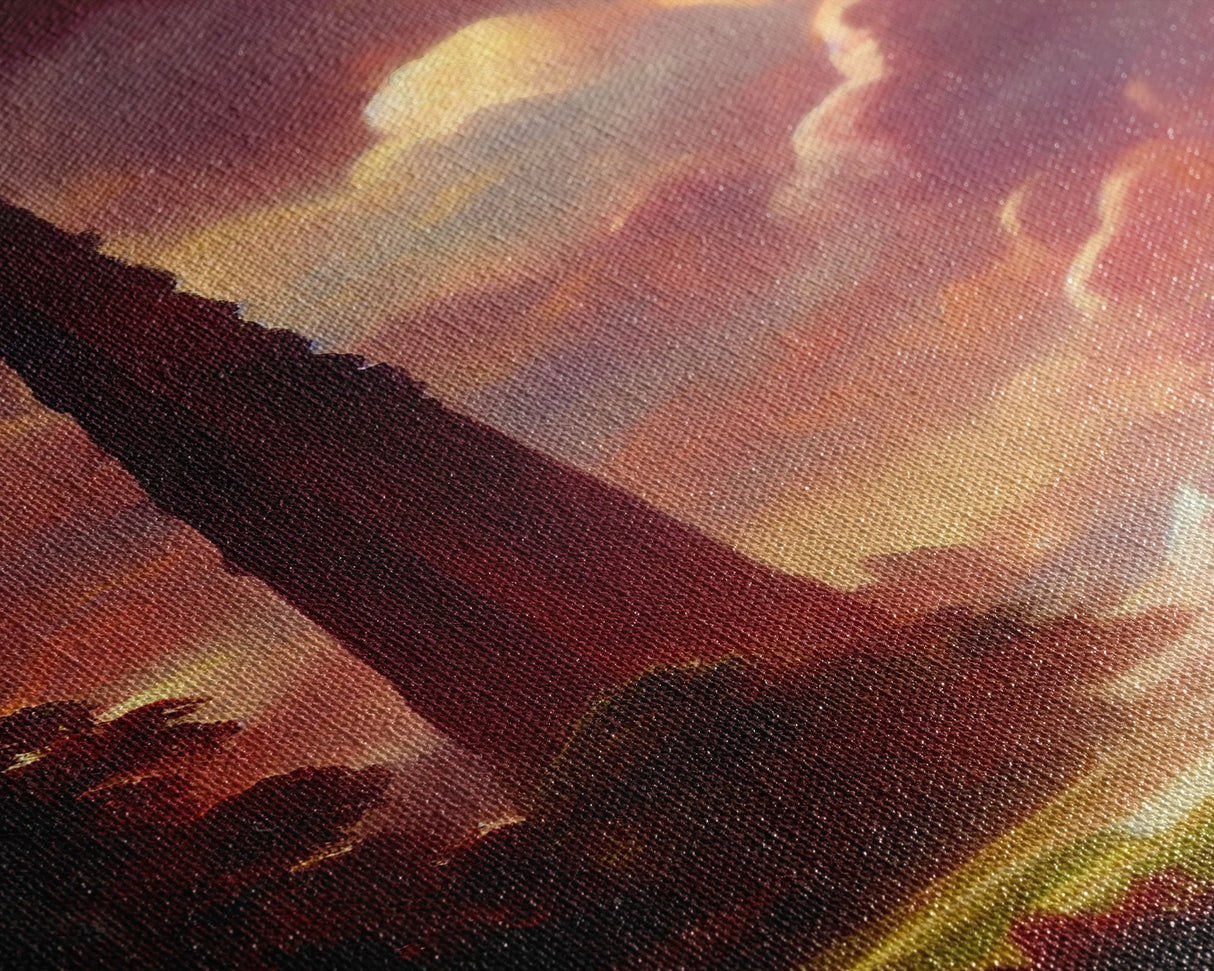 Dark Tower, High Fantasy Art Canvas Print, unique wall art, fantasy concept art