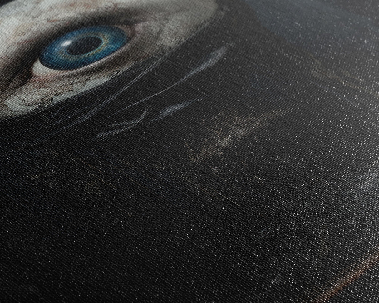 The Eye, Gothic Victorian Horror Art, Cosmic Horror, Framed Canvas Canvas Print, Halloween Decor