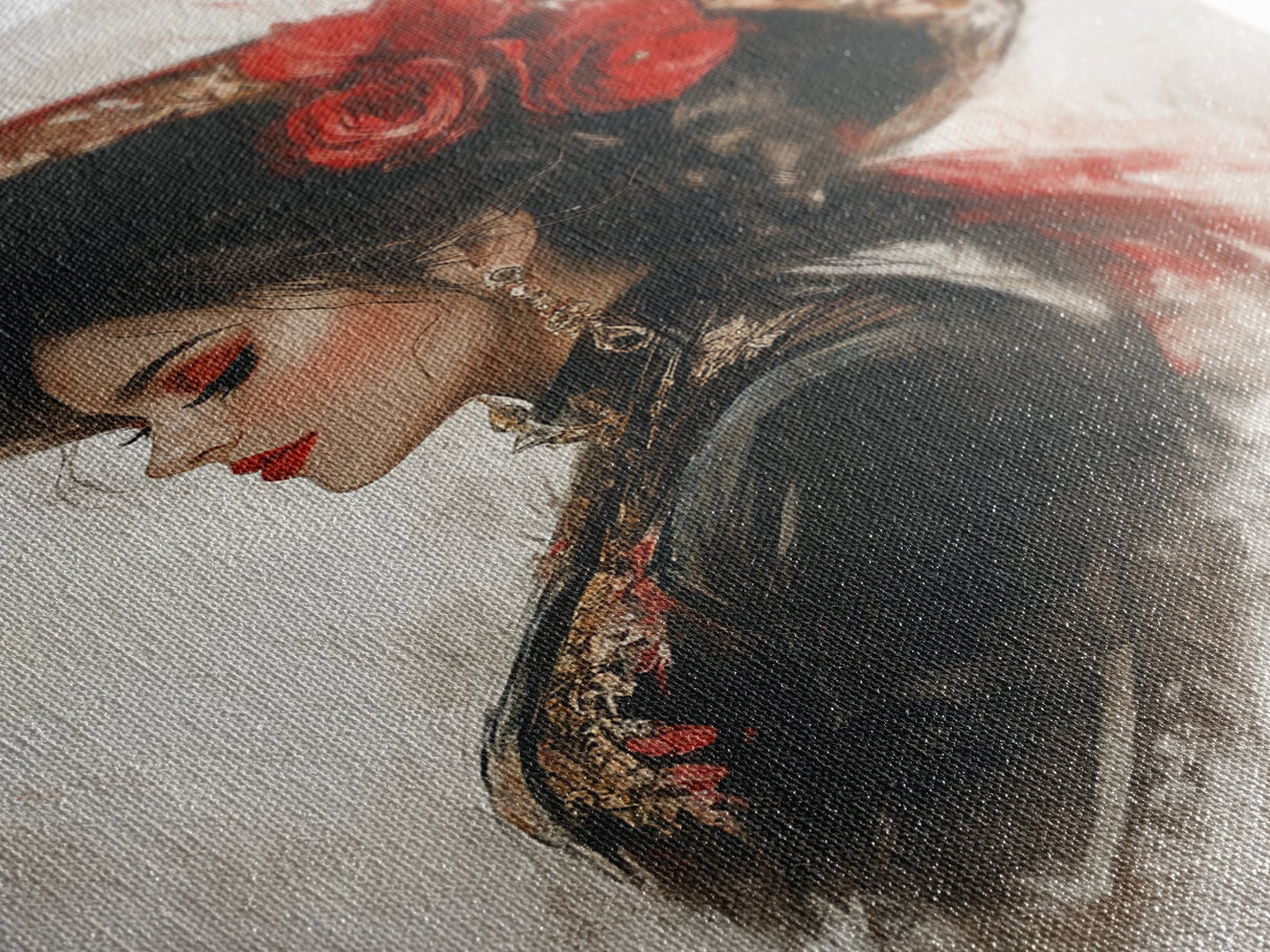 The Matador - Framed Canvas Print - Spanish Style Art - Cultural Home Decor